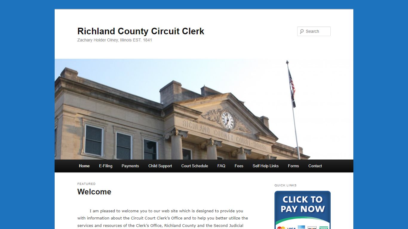 Richland County Circuit Clerk | Zachary Holder Olney ...